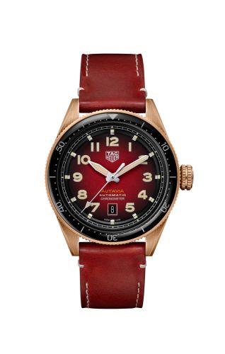 TAG Heuer Autavia Calibre 5 Bronze / Red